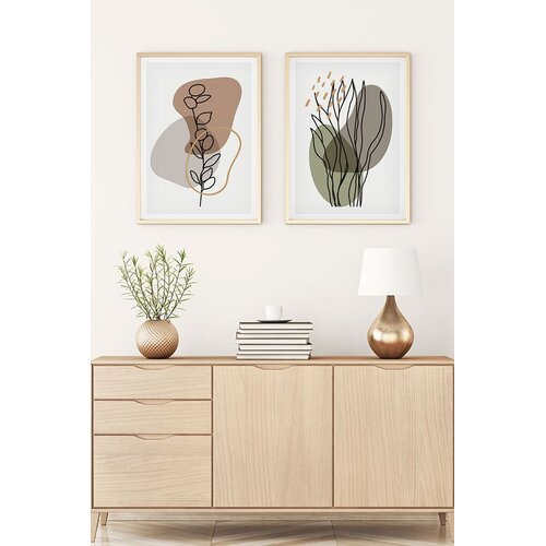 Wallity Uokvirena slika Huhu115, 35x50 cm, 2 dijela Cene