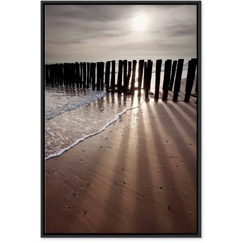  Slika - Light of Hope (1 Part) Vertical 60x90 U crnom drvenom okviru Slike