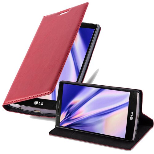 Cadorabo Ohišje, združljivo z LG G4 / G4 PLUS v rdeče jabolko - Zaščitni ovitek z magnetnim zapiranjem, stoječo funkcijo in režo za kartice, (20549531) Cene