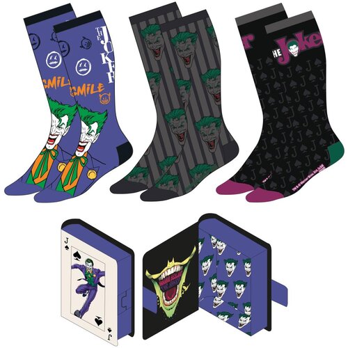 Batman SOCKS PACK 3 PIECES JOKER Slike