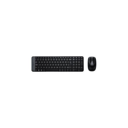  Wireless Combo MK220 tipkovnica Mi&amp;scaron; priložen RF bežični QWERTY US Međunarodna Crno Slike