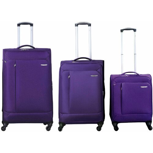 Enova mali, srednji i veliki kofer sa 4 točka granada purple 506140 Slike