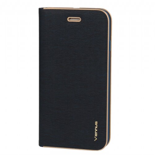  Premium preklopna torbica Samsung Galaxy A34 - modra z zlatim robom Cene