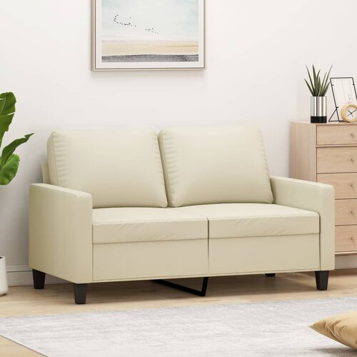  Dvosjed od tkanine krem 120 cm od umjetne kože Cijene
