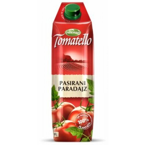 Nectar Tomatello pasirani paradajz sok 1L tetra brik Slike