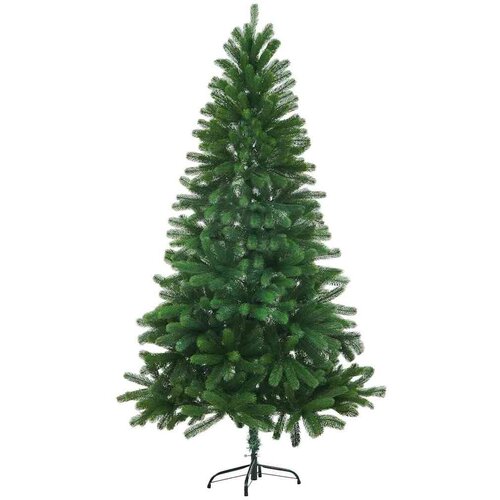  Božićno drvce s 150 LED svjetlima s stalakom Zelena 150 cm PE Slike