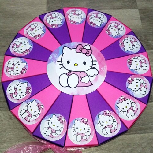 Hello Kitty torta od kartona Slike