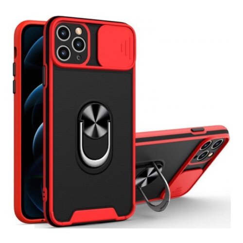 MCTR8-XIAOMI Poco X3 Pro Futrola Magnetic Defender Silicone Red Slike