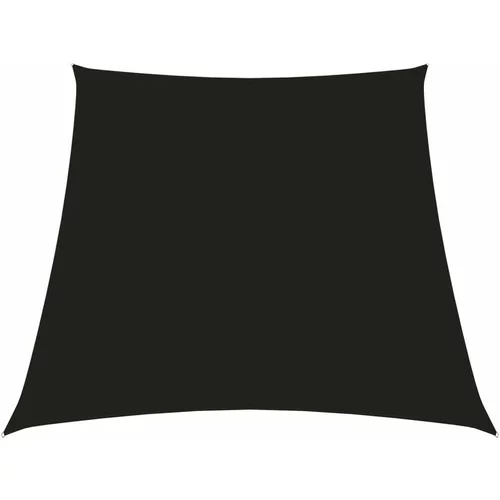  Jedro za zaštitu od sunca od tkanine trapezno 3/4 x 3 m crno