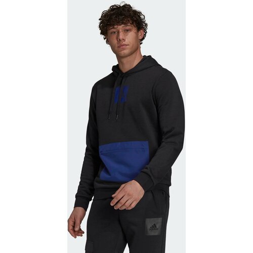 Adidas muški duks Essentials crno-plavi Slike