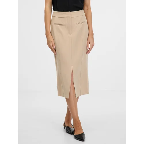 Orsay Light brown women's skirt - Women's