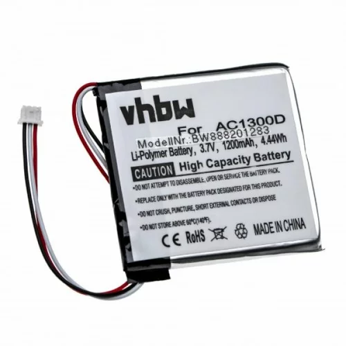 VHBW Baterija za Angelcare AC1300 / AC1320, 1200 mAh