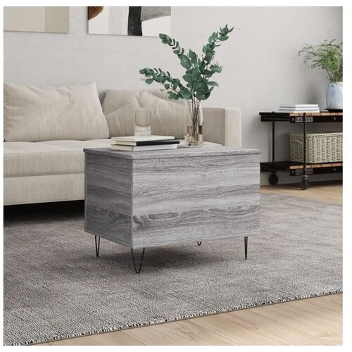 vidaXL Klubska mizica siva sonoma 60x44,5x45 cm inženirski l Cene