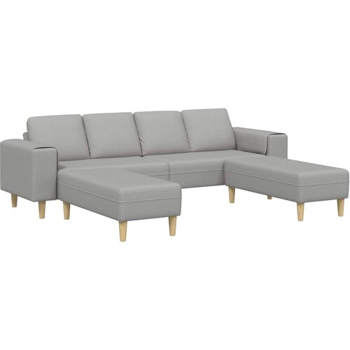  Kauč za dnevni boravak 3 pcs Oblačnosiva 250 x 188 x 76 cm Slike