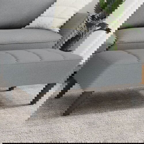 vidaXL Tabure svjetlosivi 77x55x31 cm od tkanine Cijene