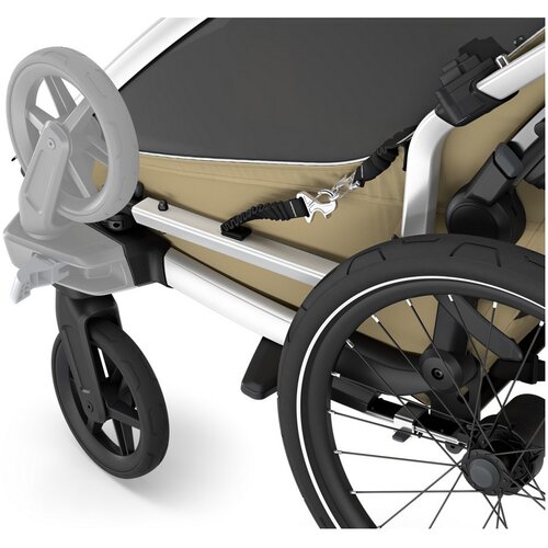Thule Chariot Cross 2 dečja prikolica za bicikl - Khaki Cene