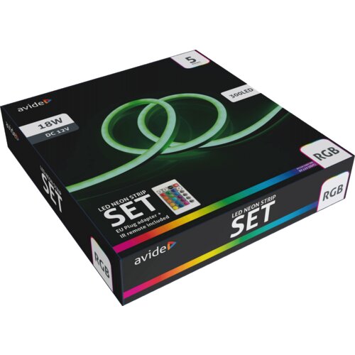 Avide LED traka sa daljinskim upravljačem, RGB, 18W, 12V, 5 met. - ABNLS-12VRGB-5MR-DE Cijene