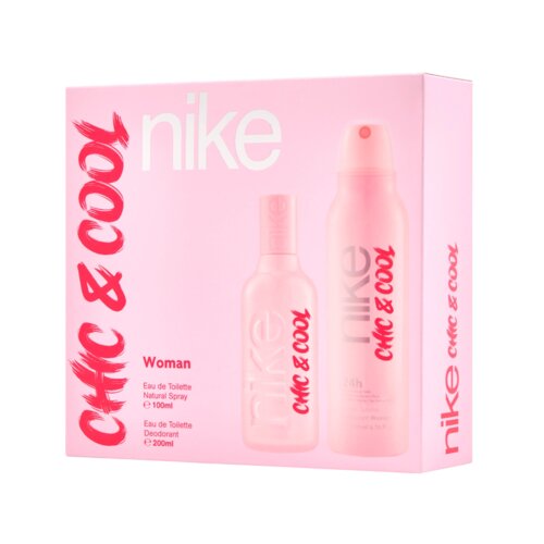 Nike Ženski toaletni set Chic&amp;amp;Cool, EDT, 100 ml + Dezodorans, 200 ml Slike