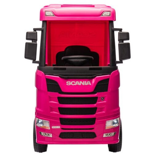 Lean Toys Otro&amp;scaron;ki tovornjak Scania 500R 4x4 24V roza Slike