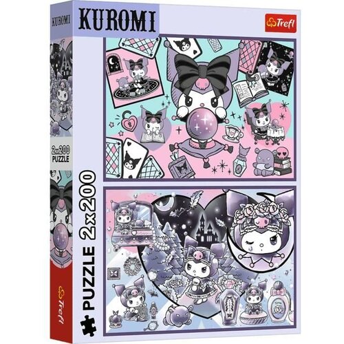 Trefl Puzzle Nesta&amp;scaron;luci Kuromi - 2x200 delova Slike