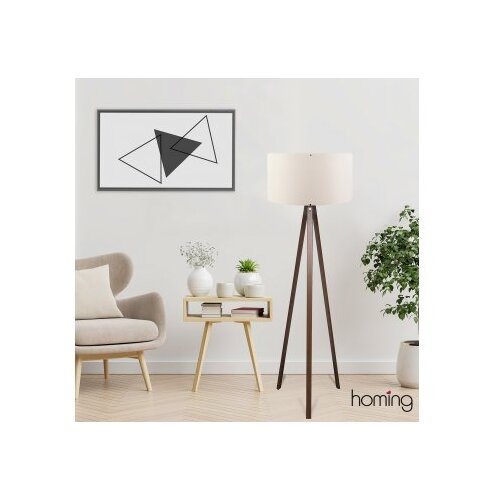 Opviq podna lampa Ayd 2221, smeđe-bijela Cene