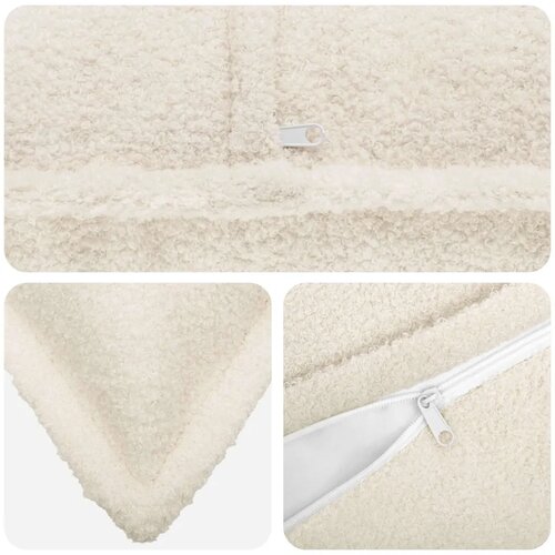  Presvlaka za jastuk 6 pcs HOUTEN Krem 65 x 65 cm Bouclé - Krem 65 x 65 cm 6 Cene