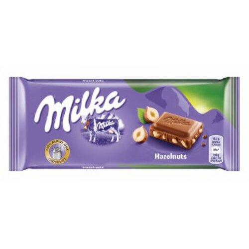 Milka hazelnuts čokolada 80g Slike
