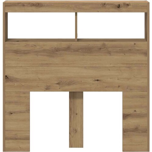  Ormarić za uzglavlje LED boja artisan hrast 100x17x102 cm Slike