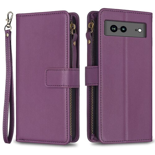 INORCO BF Style-19 za Google Pixel 7a, odporna proti prahu, etui za telefon iz PU usnja, stojalo za denarnico, prevleka iz lupine z zadrgo, (22035805) Cene
