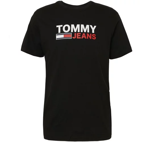 Tommy Hilfiger Majica mornarska / rdeča / črna / bela