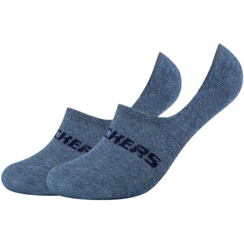 Skechers 2PPK Mesh Ventilation Footies Socks Plava Slike