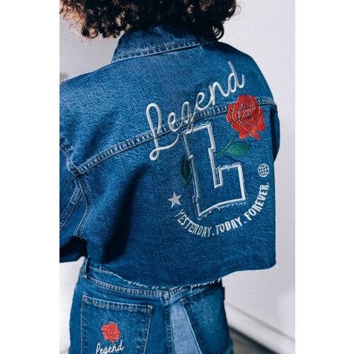 Legendww ženska rose lgnd x tzar jeans jakna one size 4663-8266-m2 Cene