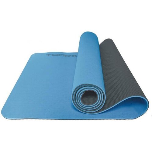  Podloga za jogu Toorx 183 x 60 x 0.6 cm, antracit-plava Slike