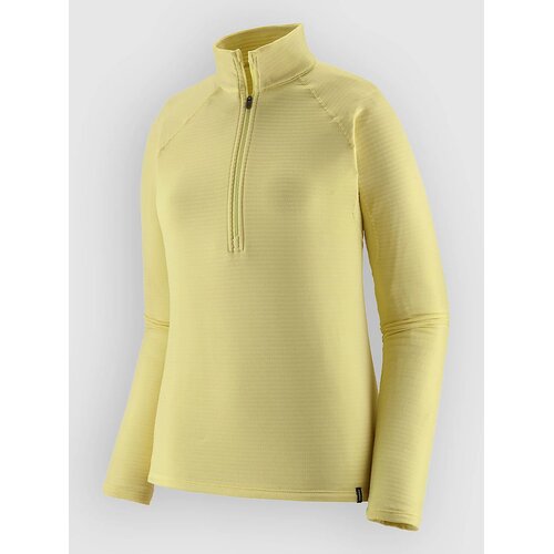 Patagonia Cap Tw Zip Neck Base Layer Top vellum green Slike