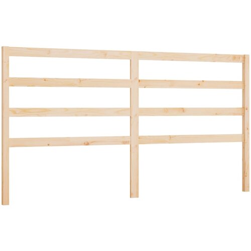 Maison Chic posteljno vzglavje - vzglavna omarica - nočna omarica 206x4x100 cm trdna borovina, (21705357) Slike