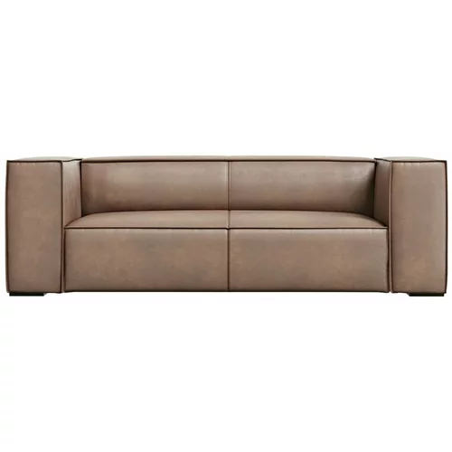 Windsor & Co Sofas Svijetlosmeđi kožni kauč 212 cm Madame -