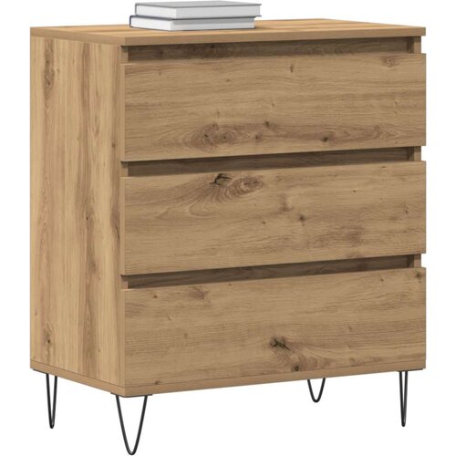  Sideboard s ladicama od umjetnog drveta hrasta 60x35x70 cm Slike