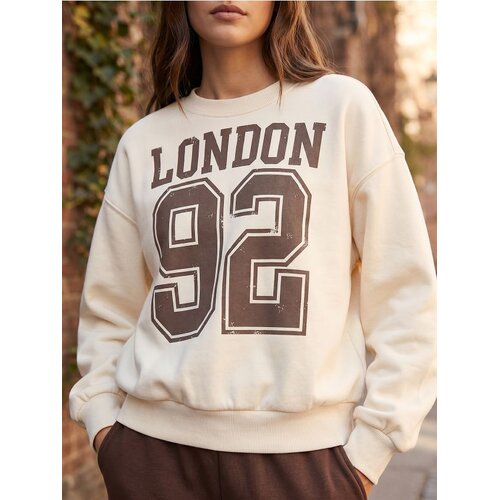 Sinsay Crewneck dukserica s natpisom Slike