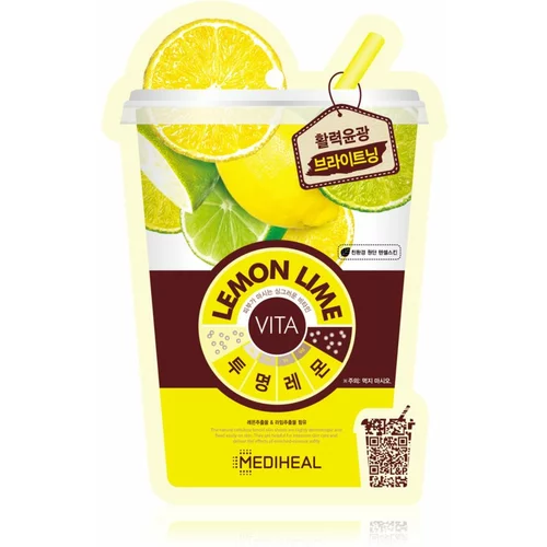 Mediheal Vita Mask Lemon Lime revitalizacijska tekstilna maska 20 ml