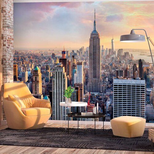  Samoljepljiva foto tapeta - Sunny Metropolis 441x315 Slike