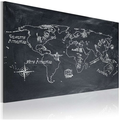  Slika - Geography lesson (Czech language) 120x80 Cijene