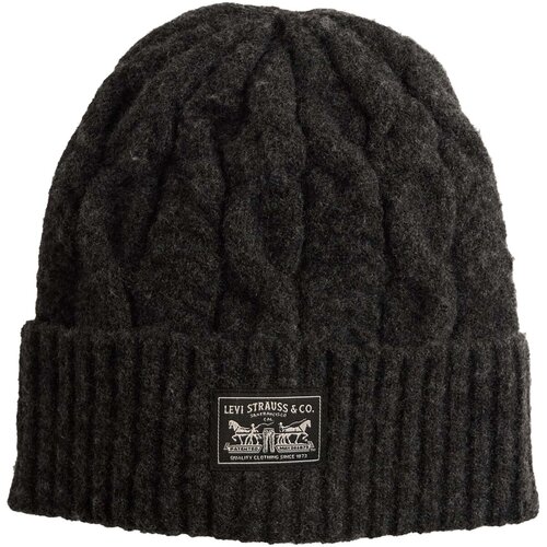 Levi's Kape Women's Backpatch Beanie - Holiday Cable Siva Cene