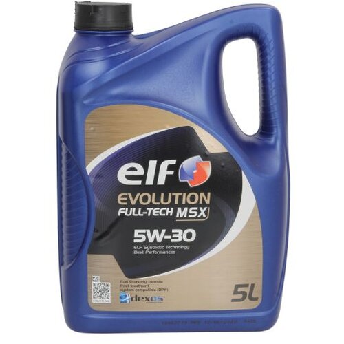 ELF MOTORNO OLJE MSX 5W-30 5L Slike