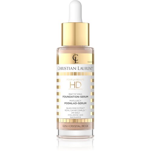 Christian Laurent Pour La Beaut&amp;eacute; HD 4M Pixel Fusion posvetlitvena podlaga za obraz odtenek 02 Crystal Beige 32 ml Slike