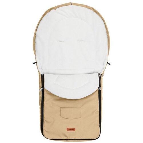 Sensillo Romper torbica za kolica– cappuccino polarni flis (95x40) Cene
