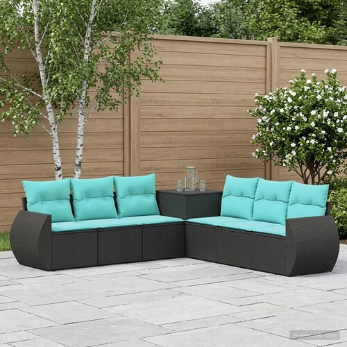  Set sofe 7 kom. Crna i Plava 243 x 243 x 85 cm Cene