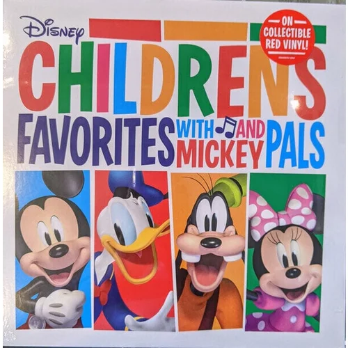 Disney - Children's Favorites With Mickey & Pals OST (Red Coloured) (LP)