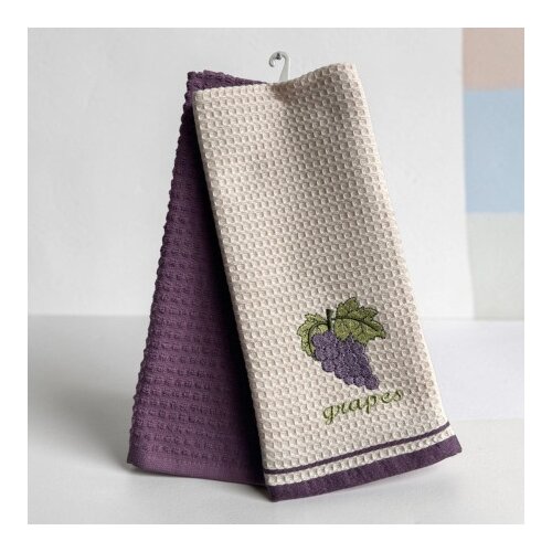  Set kuhinjskih krpa 40x60cm Wafle - Grape ( VLK000109-grape ) Cene