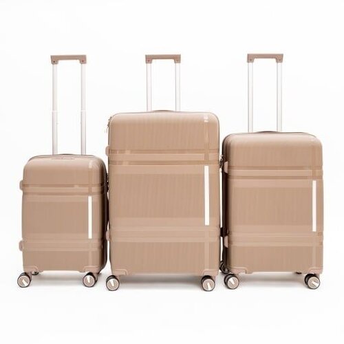  set kofera voyage 3/1 soft, roza Slike