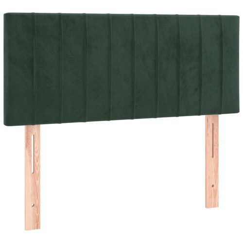 Maison Chic posteljno vzglavje - vzglavna omarica - nočna omarica temno zeleno 90x5x78/88 cm žamet, (21706819) Slike